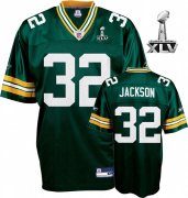 Wholesale Cheap Packers #32 Brandon Jackson Green Super Bowl XLV Embroidered NFL Jersey