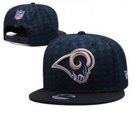 Wholesale Cheap Rams Team Logo Navy Black Adjustable Hat TX