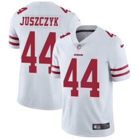 Wholesale Cheap Nike 49ers #44 Kyle Juszczyk White Men\'s Stitched NFL Vapor Untouchable Limited Jersey