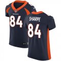 Wholesale Cheap Nike Broncos #84 Shannon Sharpe Navy Blue Alternate Men's Stitched NFL Vapor Untouchable Elite Jersey