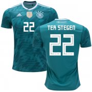 Wholesale Cheap Germany #22 Ter Stegen Away Kid Soccer Country Jersey
