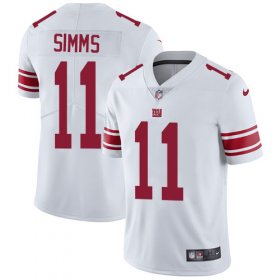 Wholesale Cheap Nike Giants #11 Phil Simms White Men\'s Stitched NFL Vapor Untouchable Limited Jersey