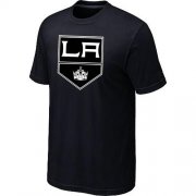 Wholesale Cheap Los Angeles Kings Big & Tall Logo Black NHL T-Shirt