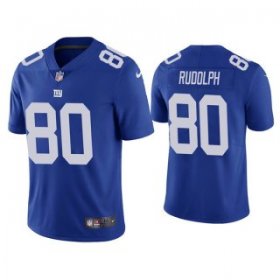 Wholesale Cheap Men\'s Blue New York Giants #80 Kyle Rudolph Vapor Untouchable Limited Stitched Jersey