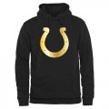Wholesale Cheap Men's Indianapolis Colts Pro Line Black Gold Collection Pullover Hoodie