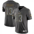 Wholesale Cheap Nike Saints #13 Michael Thomas Gray Static Youth Stitched NFL Vapor Untouchable Limited Jersey