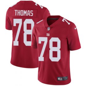 Wholesale Cheap Nike Giants #78 Andrew Thomas Red Alternate Men\'s Stitched NFL Vapor Untouchable Limited Jersey