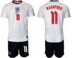 Wholesale Cheap Men 2020-2021 European Cup England home white 11 Nike Soccer Jersey