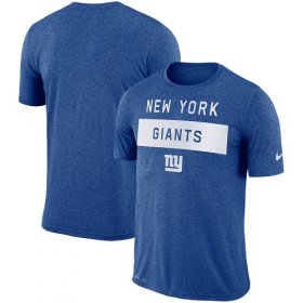 Wholesale Cheap Men\'s New York Giants Nike Royal Sideline Legend Lift Performance T-Shirt