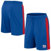 Wholesale Cheap Men's New York Giants Blue Performance Shorts