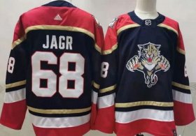 Wholesale Cheap Men\'s Florida Panthers #68 Jaromir Jagr Black 2021 Reverse Retro Stitched NHL Jersey