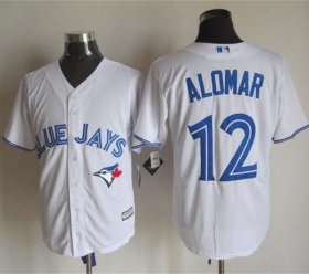 Wholesale Cheap Blue Jays #12 Roberto Alomar White New Cool Base Stitched MLB Jersey