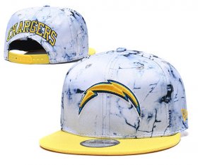 Wholesale Cheap Chargers Team Logo Smoke Yellow Adjustable Hat TX