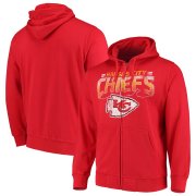 Wholesale Cheap Kansas City Chiefs G-III Sports by Carl Banks Perfect Season Full-Zip Hoodie Red