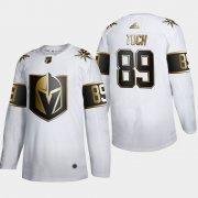 Wholesale Cheap Vegas Golden Knights #89 Alex Tuch Men's Adidas White Golden Edition Limited Stitched NHL Jersey