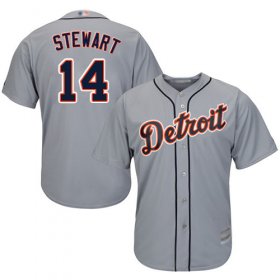 Wholesale Cheap Tigers #14 Christin Stewart Grey Cool Base Stitched Youth MLB Jersey