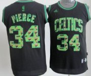 Wholesale Cheap Boston Celtics #34 Paul Pierce Black Camo Fashion Jersey