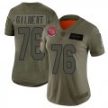 Wholesale Cheap Nike Cardinals #76 Marcus Gilbert Camo Women's Stitched NFL Limited 2019 Salute To Service Jersey