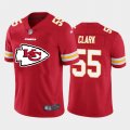 Wholesale Cheap Kansas City Chiefs #55 Frank Clark Red Men's Nike Big Team Logo Player Vapor Limited NFL Jersey