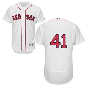 Wholesale Cheap Red Sox #41 Chris Sale White Flexbase Authentic Collection Stitched MLB Jersey