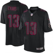 Wholesale Cheap Nike Buccaneers #13 Mike Evans Black Men's Stitched NFL Impact Limited Jersey