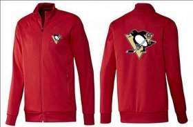 Wholesale Cheap NHL Pittsburgh Penguins Zip Jackets Red