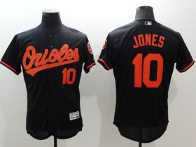 Wholesale Cheap Orioles #10 Adam Jones Black Flexbase Authentic Collection Stitched MLB Jersey