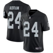 Wholesale Cheap Nike Raiders #24 Johnathan Abram Black Team Color Youth Stitched NFL Vapor Untouchable Limited Jersey