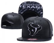 Wholesale Cheap NFL Houston Texans Team Logo Black Adjustable Hat S93