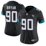 Wholesale Cheap Nike Jaguars #90 Taven Bryan Black Team Color Women's Stitched NFL Vapor Untouchable Limited Jersey