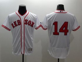 Wholesale Cheap Red Sox #14 Jim Rice White Flexbase Authentic Collection Cooperstown Stitched MLB Jersey