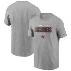 Wholesale Cheap Tampa Bay Buccaneers Nike Team Property Of Essential T-Shirt Gray