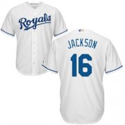 Wholesale Cheap Royals #16 Bo Jackson White Cool Base Stitched Youth MLB Jersey