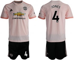 Wholesale Cheap Manchester United #4 Jones Away Soccer Club Jersey
