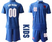 Wholesale Cheap 2021 European Cup England away Youth custom soccer jerseys
