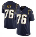Cheap Youth Los Angeles Chargers #76 Joe Alt Navy 2024 Draft Vapor Limited Football Stitched Jersey