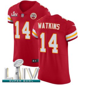 Wholesale Cheap Nike Chiefs #14 Sammy Watkins Red Super Bowl LIV 2020 Team Color Men\'s Stitched NFL Vapor Untouchable Elite Jersey