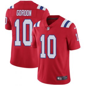 Wholesale Cheap Nike Patriots #10 Josh Gordon Red Alternate Men\'s Stitched NFL Vapor Untouchable Limited Jersey