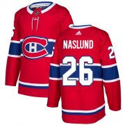Wholesale Cheap Adidas Canadiens #26 Mats Naslund Red Home Authentic Stitched NHL Jersey