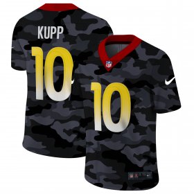 Cheap Los Angeles Rams #10 Cooper Kupp Men\'s Nike 2020 Black CAMO Vapor Untouchable Limited Stitched NFL Jersey