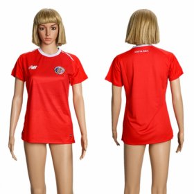 Wholesale Cheap Women\'s Costa Rica Blank Home Soccer Country Jersey
