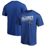 Wholesale Cheap Los Angeles Dodgers Majestic 2019 NL West Division Champions Locker Room T-Shirt Royal