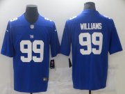 Wholesale Cheap Men New York Giants 99 Williams Blue Nike Vapor Untouchable Limited 2021 NFL Jersey