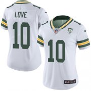 Wholesale Cheap Nike Packers #10 Jordan Love White Women's 100th Season Stitched NFL Vapor Untouchable Limited Jersey