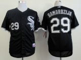 Wholesale Cheap White Sox #29 Jeff Samardzija Black Cool Base Stitched MLB Jersey