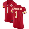 Wholesale Cheap Nike Chiefs #1 Leon Sandcastle Red Team Color Men's Stitched NFL Vapor Untouchable Elite Jersey