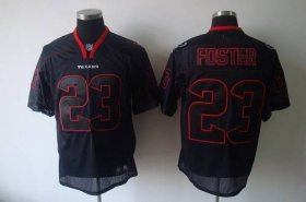 Wholesale Cheap Texans #23 Arian Foster Lights Out Black Stitched NFL Jersey