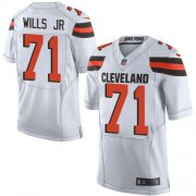 Wholesale Cheap Nike Browns #71 Jedrick Wills JR White Men's Stitched NFL New Elite Jersey