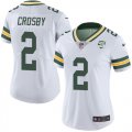 Wholesale Cheap Nike Packers #2 Mason Crosby White Women's 100th Season Stitched NFL Vapor Untouchable Limited Jersey