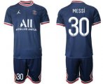Wholesale Cheap 2021-22 Paris Saint-Germain Home #30 MESSI Soccer Jersey